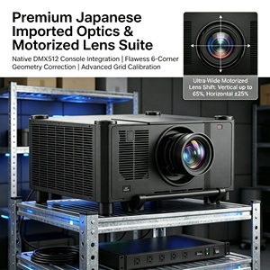 Projecteur laser professionnel <span class=keywords><strong>25000</strong></span> ANSI Lumen pour projection de mappage de façade extérieure avec fusion des images à bordure. - Product Image 4