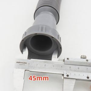 Desagüe para Lavabo, Desagüe para Piscina, Tubo Telescópico de Plástico para Lavabo con Cabezal de Alambre de Acero, Manguera de Desagüe Resistente al Moho, Moderno y Simple - Product Image 2