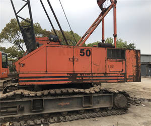 HITACH KH150 Crawler Crane panas dan digunakan dalam kondisi baik dengan komponen asli Isuzu mesin pompa Gearbox bantalan Motor - Product Image 6