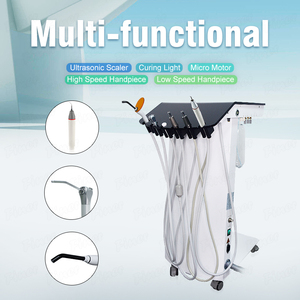 럭셔리 전동 포터블 이동식 치과 유닛 체어 카트 에어 컴프레셔 미니 터빈 - Product Image 6