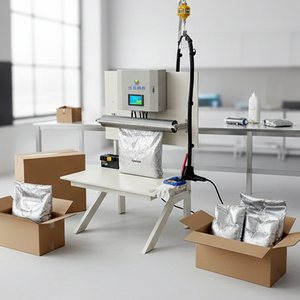 Système de machine d'emballage automatique de mousse expansive PU Xinjia Pack de Chine avec contrôle PLC + écran tactile, conception portable et économe en énergie pour - Product Image 1