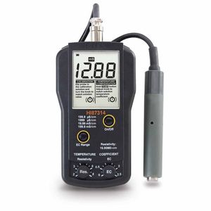 Testeur de conductivité et de résistivité EC à micro-ordinateur HANNA HI87314 pour l'Italie - Product Image 1