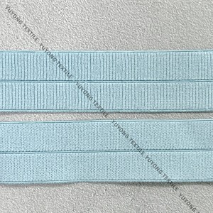 Chất lượng cao Nylon <span class=keywords><strong>Polyester</strong></span> Khóa cạnh sang trọng ribbing chống trượt gấp vải đàn hồi cho đồ lót thể thao hành lý dây đai - Product Image 4