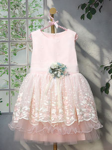 बच्चों के जन्मदिन की पार्टी राजकुमारी ने गर्मियों में बच्चों की पार्टी फैशन आस्तीन वाले बच्चों को 2-12 साल के कपड़े - Product Image 6