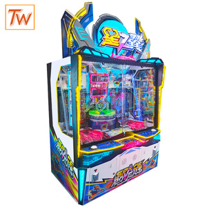 TOPWAY Nouvelle Conception Machine de Jeu Pousse-Pièces 2 Joueurs à Monnayeur Personnalisable pour Centre de Jeux, <span class=keywords><strong>Meilleur</strong></span> Prix - Product Image 2