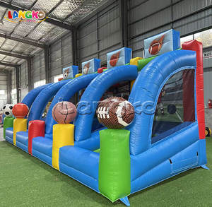 Jouets Accessoires Sports Arena <span class=keywords><strong>Mini</strong></span>-<span class=keywords><strong>jeu</strong></span> 4 en 1 Football Basketball Baseball Ball Jeux gonflables de carnaval pour location de fête - Product Image 3