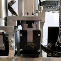 TWL TWX-202 Machine de raccordement par rivetage pour cordon d'alimentation plat extrudé, avec insert de prise US et connecteur NEMA5-15, AC220V/50HZ