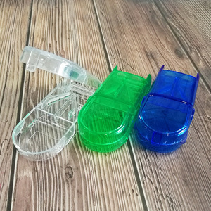 Distributeur de pilules portable, mini boîte de rangement pour médicaments, séparateur de pilules, séparateur de comprimés - Product Image 1