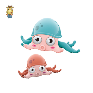 Wholesale Funny Octopus Pull Rope <b>Walking</b> Bath <b>Toy</b> Baby Water Play No Battery Required PP 2 Colors - Product Image 1