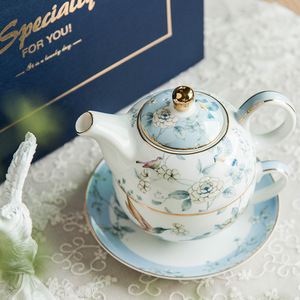 หม้อกาแฟชาเซรามิกห<span class=keywords><strong>ล</strong></span>ากสีสันดีไซน์ดอกไม้สวยงามทนทานต่ออุณหภูมิสูงใช้ในครัวเรือนสำหรับชากาแฟ - Product Image 3