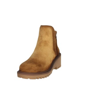 Stivaletti invernali da donna 4663 con zeppa traspirante Chelsea stile occidentale chiusura con lacci in gomma impermeabile - Product Image 6