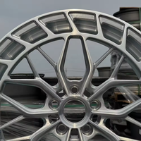 Jantes de voiture de course forgées 5x120, jantes monobloc forgées, jantes de voiture en alliage 6061-T6 brossées sur mesure pour Tesla Model S
