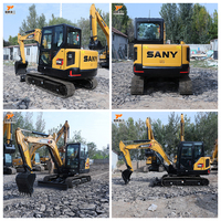 Práctica Miniexcavadora Sany 60C con Dimensiones Compactas y Gran Adaptabilidad Ambiental