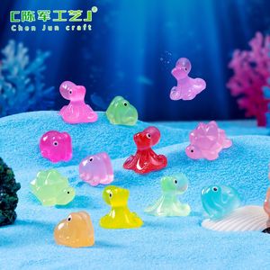 Nuevos productos transfronterizos Weijin: figuritas luminosas de animales marinos, accesorios colgantes decorativos Diy para paisajismo de peceras, Mi - Product Image 2