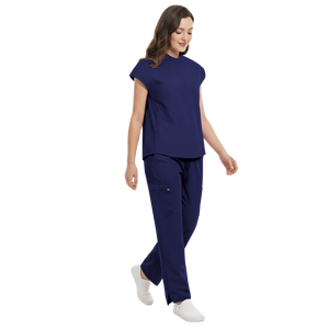 42393 Costume sur mesure en tissu extensible épais 210 g/m² haut de gamme, populaire en Europe et en Amérique, avec col zippé et pantalon droit pour l'hiver - Product Image 1