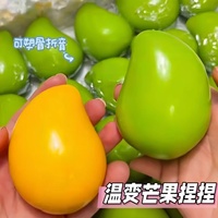 Nouvel ensemble de jouets ASMR Crunchy Squishy en gros, lot de 5, saveurs mangue, beurre de cacahuète, savon et pudding