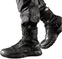 Chaussures tactiques légères et confortables en stock, bottes de combat pour hommes pour l'extérieur