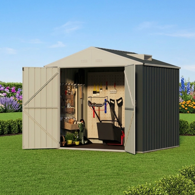 EG0806-H170 Good Design Storage Shed Resin for Outdoor Use