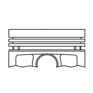 Pistón de motor MD357066, 4G64, MD354837, MD354838, MD354839, MD357067, MD357068 de 86,5mm de diámetro, 4cyl, 2351cc de longitud, 53,5 comp, 30,5 de altura + 0