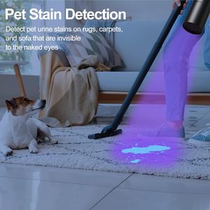 Linterna UV Profesional Personalizada BSCI de 365nm con Lámpara de Wood y Espejo Negro, Detector de Orina de Mascotas, Hongos y Micosis en Gatos, USB-C, Antorcha Ultravioleta - Product Image 5