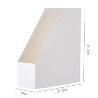 Organizador de Archivos de Oficina de Escritorio, Estilo Japonés, PP Translúcido, Impresión Digital, Caja de Almacenamiento de Libros, Modelo PH3058, Forma de Carpeta