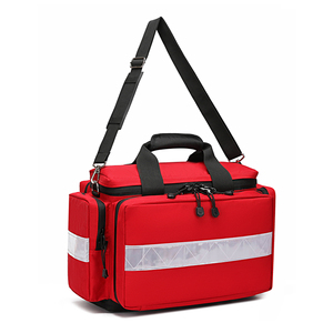 Trousse de premiers soins <span class=keywords><strong>portable</strong></span> de grande capacité en tissu Oxford pliable avec bandes imperméables et réfléchissantes pour la maison/voiture/extérieur - Product Image 3