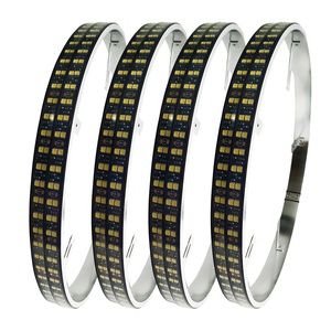 Kingshowstar 4 Chiếc Đèn Vành Bánh Xe Bốn Hàng Đèn Vành Bánh Xe Màu Trắng Tinh Khiết Sáng Nhất Đèn LED Xe Hơi 4 Hàng Điều Khiển Từ Xa - Product Image 2