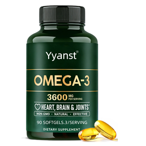 OEM/ODM soutient la clarté cognitive, la concentration et la mémoire, la santé de la vue, complément naturel d'oméga-3, huile de poisson en gélules, échantillon gratuit - Product Image 1