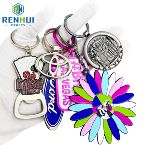 Llaveros de metal personalizados al por mayor, accesorios personalizados con logotipo de esmalte duro y suave, llaveros de recuerdo - Product Image 6