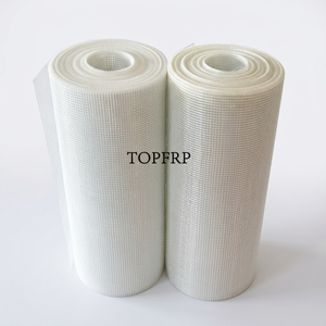 TOPFRP TOP3901 Alkali Free High Strength Plain Woven Fiberglass Stucco <b>Mesh</b> EIFS Heat Protection ISO9001 Certified Welding - Product Image 1