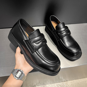 Mocasines Casuales para Hombre, Estilo Clásico, Elegantes, con Punta Redonda, Suela de Goma, Sin Cordones, para Viajar al Trabajo, <span class=keywords><strong>Zapatos</strong></span> Derby - Product Image 2