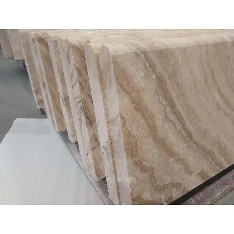 W33 XL Travertine Marble Steps And Risers
