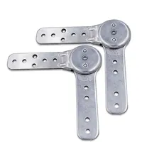 2pcs Mécanisme de charnière de canapé-lit pliant Joint de réglage à 5 positions pour accoudoir de canapé, appui-tête, dossier Quincaillerie de meubles