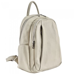 Women Stylish Genuine Leather <b>Backpack</b> Designed with Functional Multi Pocket Layout Zipper Closure for School Travel Office Work - Product Image 3