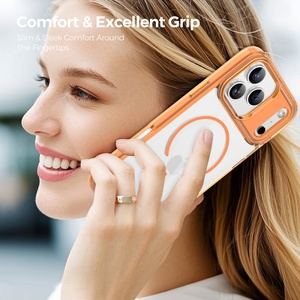 Funda Magnética Transparente de Alta Calidad para iPhone 17 11 12 13 Pro Max 14 15 16 Plus 17 Air, Carga Inalámbrica, Protección Antigolpes - Product Image 4