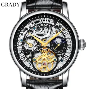 Men's Fashion watches automatic luxury stainless steel mechanical watch men wrist