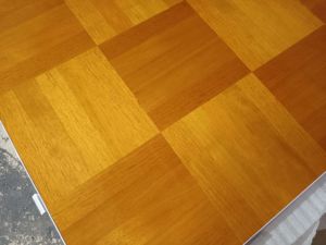 ANYCSE SICO Parquet en bois de chêne sans trous, facile à nettoyer, pour événements, scène de danse en bois de teck, présentoirs en treillis - Product Image 6