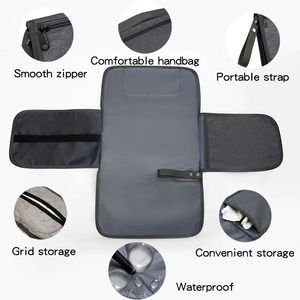 Custom elegante impermeabile da viaggio fasciatoio portatile borsa per pannolini pieghevole portatile per pannolino fasciatoio per altri pannolini - Product Image 2