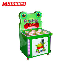 Marwey Vente en gros de machines d'arcade <span class=keywords><strong>Crazy</strong></span> Frog pour enfants Machine de jeu Whack-A-Mole Arcade Hammer de haute qualité - Product Image 2