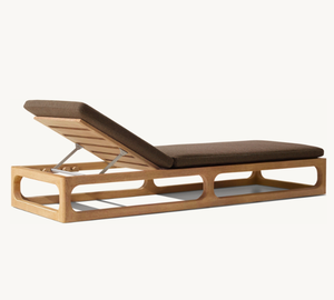 Muebles de Jardín Modernos de Teca, Tumbona para Playa, Piscina y Jardín - Product Image 5