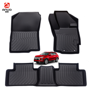 แผ่นรองพื้นรถยนต์ 3 มิติ TPE สำหรับ Mitsubishi <span class=keywords><strong>ASX</strong></span> / RVR พวงมาลัยขวา ปี 2011-2024 แผ่นรองท้ายรถยนต์ พรมปูพื้นรถยนต์ - Product Image 1