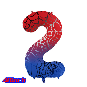 Prodotti di tendenza 2025 tema <span class=keywords><strong>Spiderman</strong></span> blu rosso netto stampato palloncino in lamina da 40 pollici per decorazioni per feste di compleanno per bambini - Product Image 4