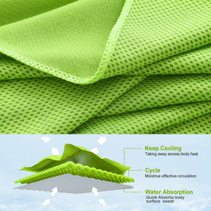 Serviette de sport rafraîchissante instantanée en polyester, multi-couleurs, douce, respirante, à séchage rapide, absorbant la transpiration, pour le cou, effet super froid, avec <span class=keywords><strong>logo</strong></span> - Product Image 4