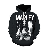2022 nuevas llegadas Rasta de moda Sudadera con capucha fabricantes personalizados Unisex 3D Bob sudaderas con capucha