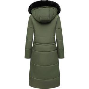 Manteau d'hiver long pour femme Moerdeng, imperméable, chaud, doudoune maxi, capuche amovible en fausse fourrure, parka - Product Image 5