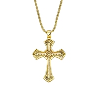 Pendentif personnalisé Chucky Hop Punk T-Square en zircon pour hommes et femmes, accessoires de mode en alliage