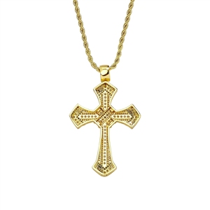 Colgante de Diseño Personalizado <span class=keywords><strong>Chucky</strong></span> Hop Punk con Zirconia en Forma de T para Hombre y Mujer, Accesorios de Moda con Personalidad, Aleación - Product Image 4