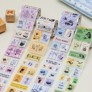 Tomato <b>Sauce</b> Girl Washi Tape 4 Designs PET Material For DIY Decoration Craft Supplies - Product Image 1