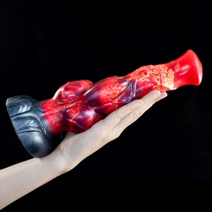 Juguete Sexual para Adultos NNSX, Dildo Erótico con Nudo Rojo, Dildo Monstruoso, Pene de Hombre Lobo, Fantasía para Mujeres - Product Image 6