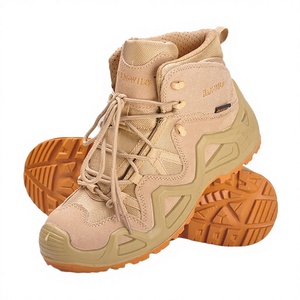 Zapatos de Senderismo para Hombre, Cómodos, con Parte Superior de Cuero Genuino, Plantilla de Malla Eva, para Caminar por Cualquier Sendero, Captura Historias al Aire Libre - Product Image 1